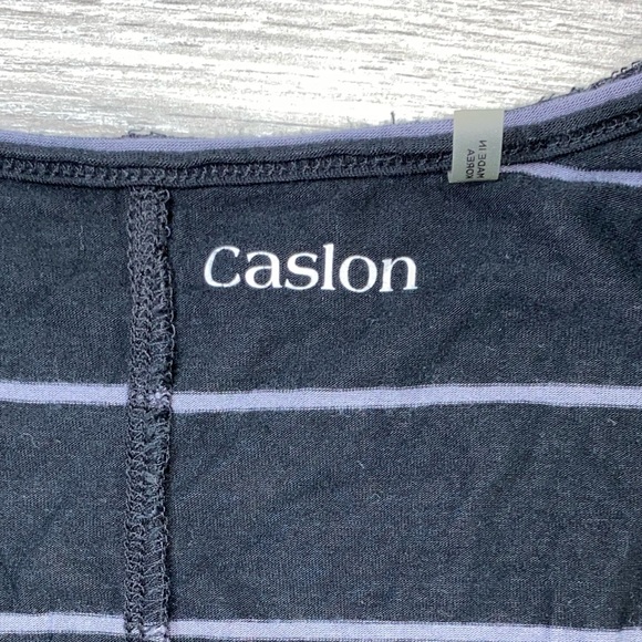 Caslon Modal Shirt Black Small | Extra Long Modal Shirt Size Small - Picture 8 of 11